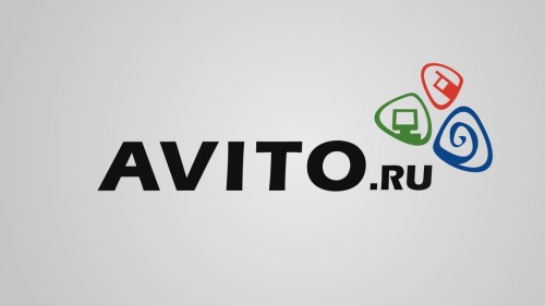 Посилання та логотип Авито