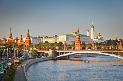 Вид на кремль Москви